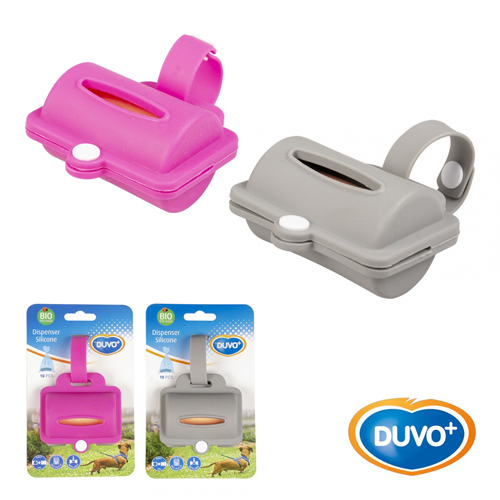 DUVO DISPENSADOR SILICONA BOLSAS HIGIENICAS 10 UNI  FDS