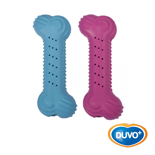 DUVO JUGUETE PERRO CAUCHO HUESO DE SONIDO 4,25 CM  FDS