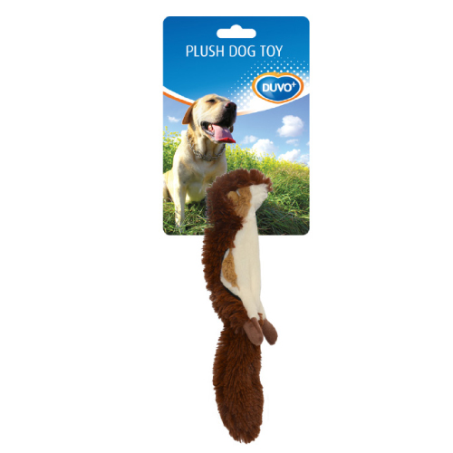 DUVO JUGUETE PERRO PELUCHE ROEDOR PEQUEÑO 35 x 9 x 1,5 CM