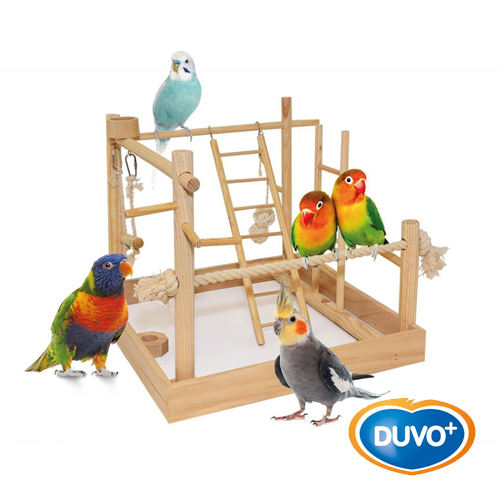 DUVO PARQUE MADERA AVES 38 x 38 x 40,5 CM