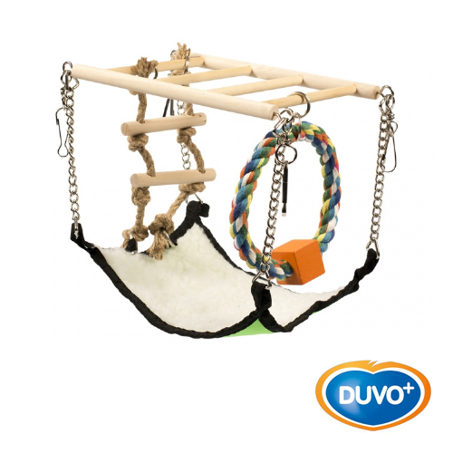 DUVO PUENTE MADERA SUSPENSION 17 x 22 x 15 CM
