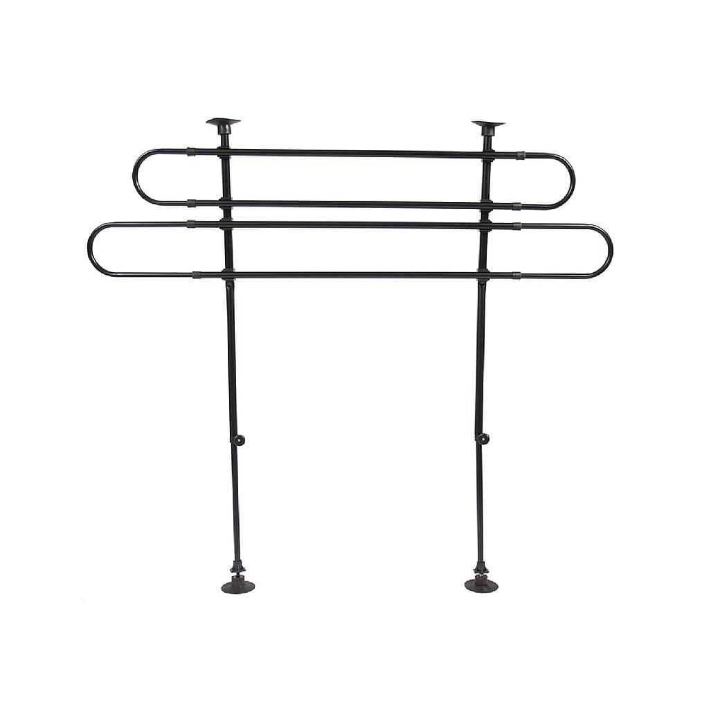 DUVO SEPARADOR COCHE 2 BARRAS 85-140/75-110 CM