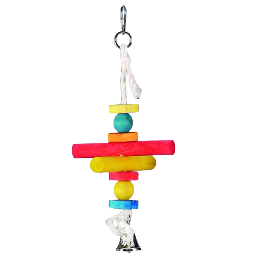 OFERTA MEGAZOO JUGUETE LORO MADERA AL Nº 2   27 CM