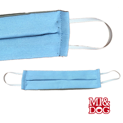 OFERTA MI&amp;DOG MASCARA CUBRE BOCA CON BOLSILLO POLIESTER 21 x 07 CM (4 UNI)