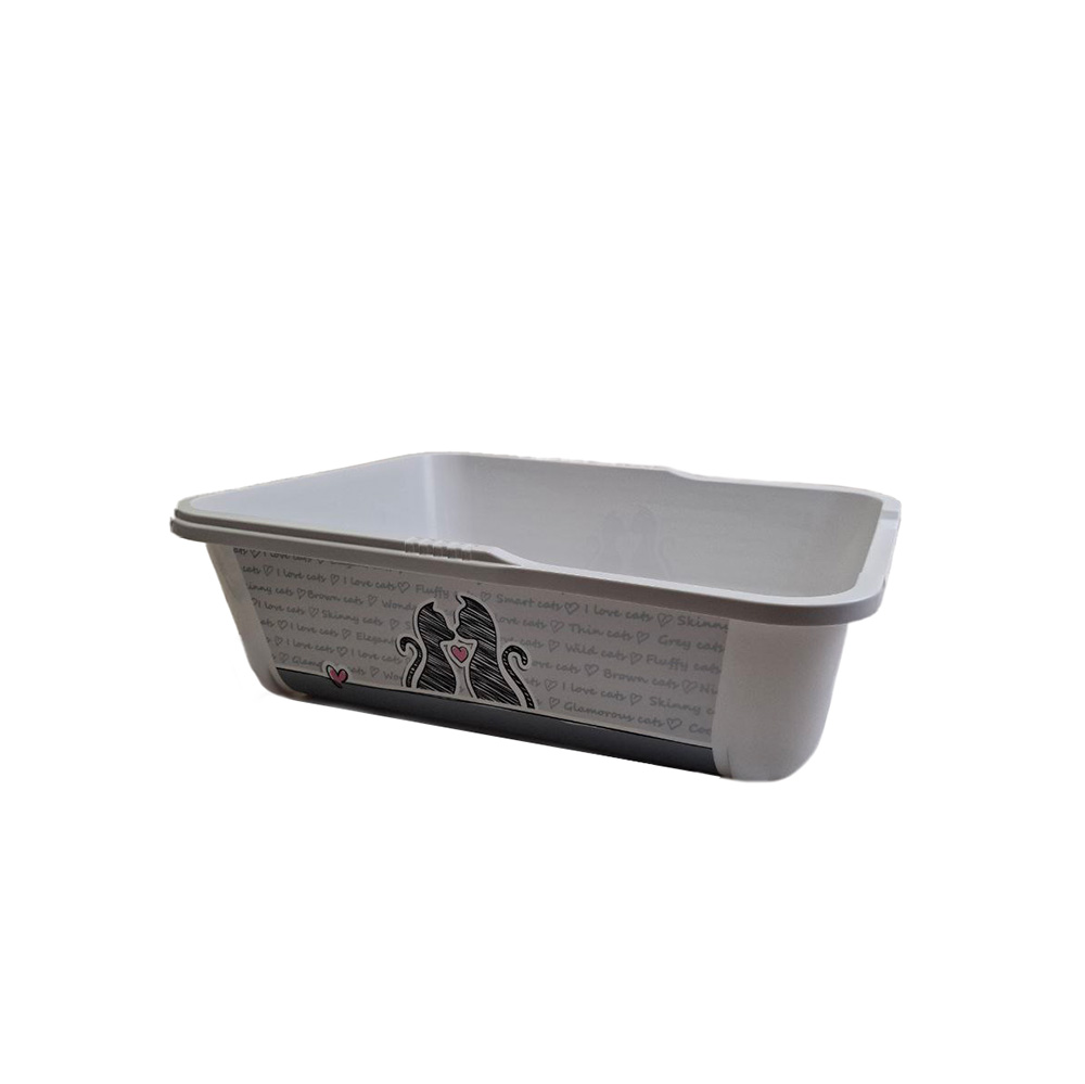 OFERTA MODERNA BANDEJA HERCULES SIN TAPA CATS IN LOVE LARGE( 51.1 x 39.5 x19 )