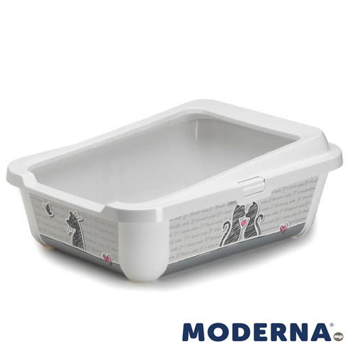 OFERTA MODERNA BANDEJA HERCULES CON TAPA CATS IN LOVE LARGE( 51.1 x 39.5 x19 )
