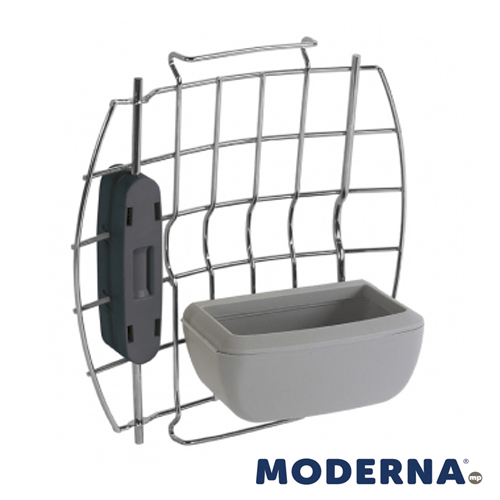 MODERNA COMEDERO TRANSPORTIN ROADRUNNER GRIS