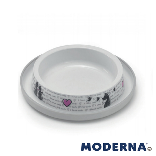 MODERNA COMEDERO TRENDY DINNER GATO CATS IN LOVE 210 ml
