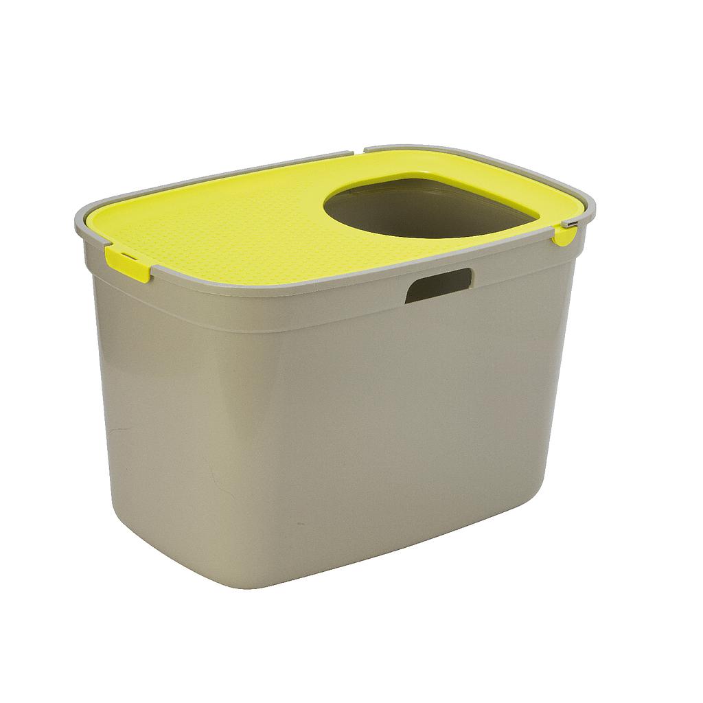 MODERNA GATERA TOP CAT GRIS + VERDE ( 58.5 x 39 x 39 )