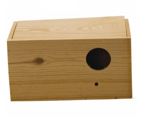 OFERTA NIDO MADERA AGAPORNIS HORIZONTAL