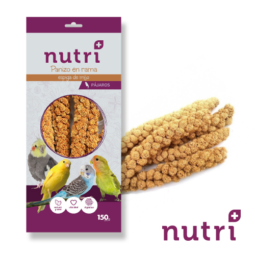 NUTRI+ AVES PANIZO EN RAMA 150 GR ( ESPIGA DE MIJO )