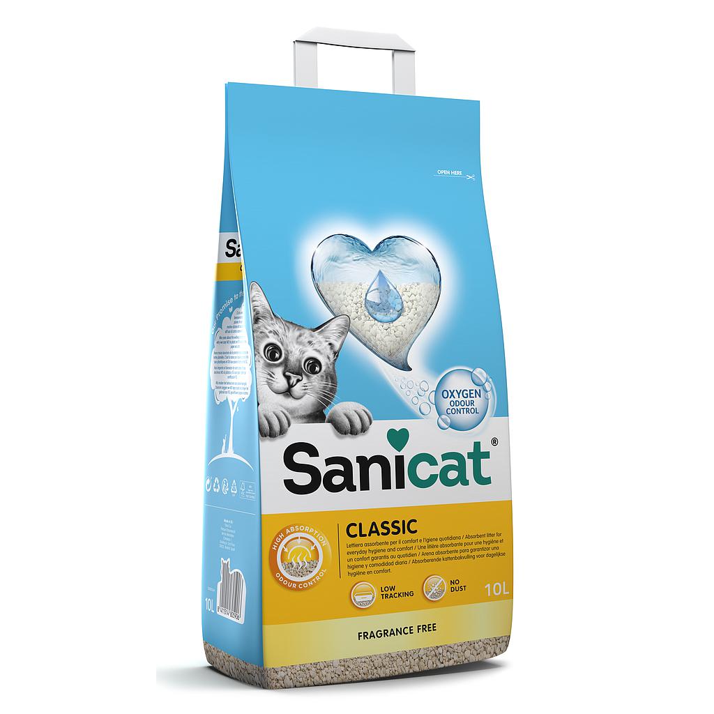 SANICAT SEPIOLITA ABSORBENTE CLASSIC SIN AROMA 10 LTS