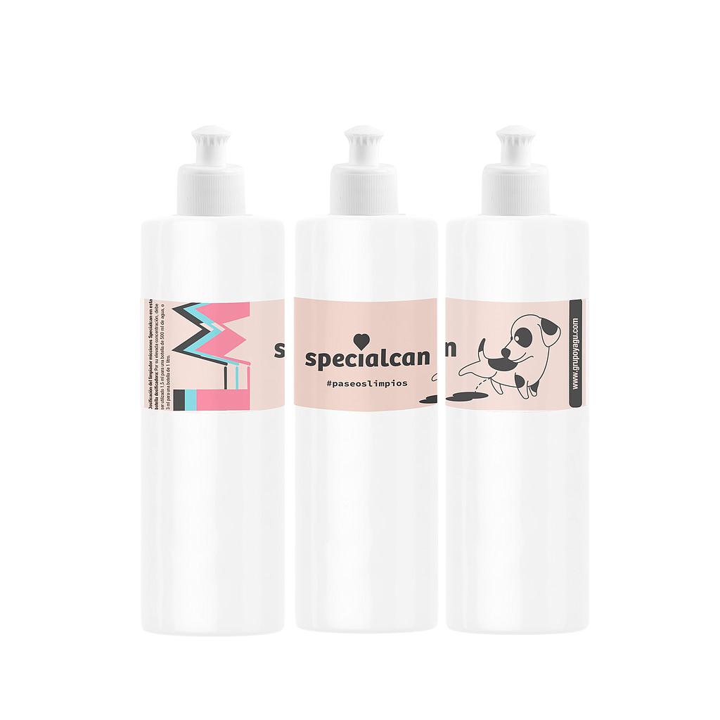 SPECIALCAN BOTELLA PARA MEZCLAR CON TAPON PUSH 500 ML