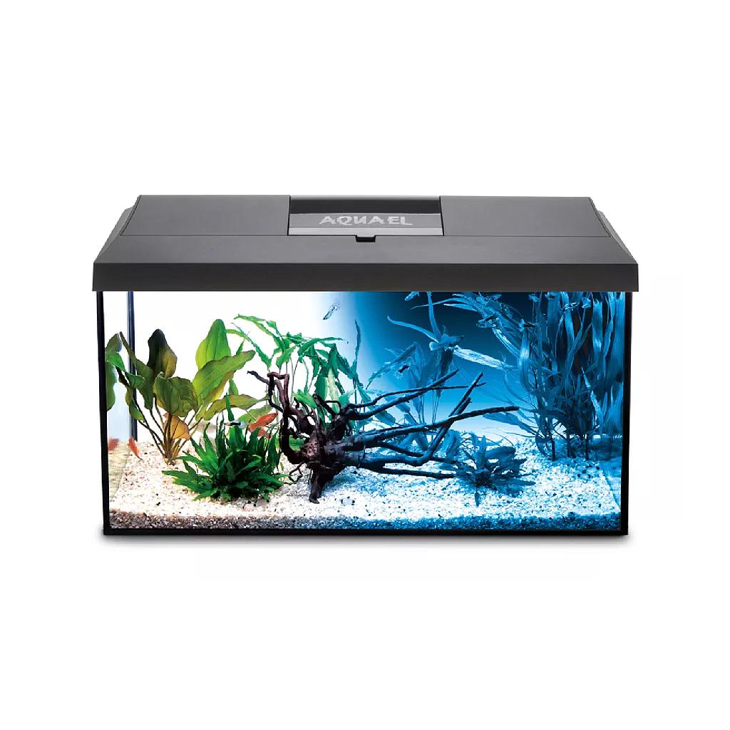 AQUAEL ACUARIO COMPLETO LEDDY PLUS NEGRO DAY&amp;NIGHT