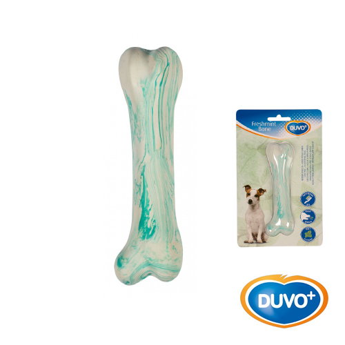 OUTLET DUVO JUGUETE PERRO MENTA HUESO GOMA DURO