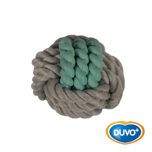 DUVO JUGUETE PERRO MENTA PELOTA CUERDA  FDS