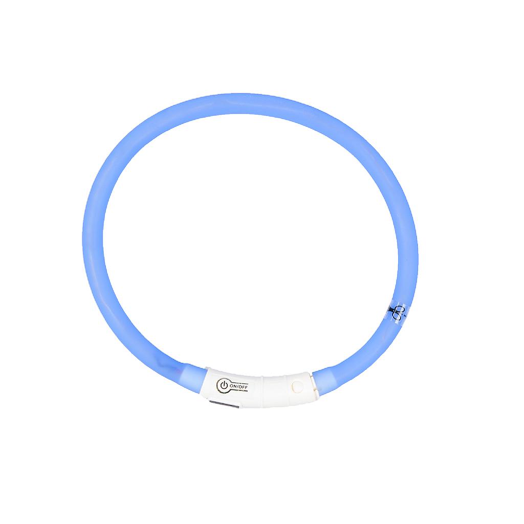DUVO SEECURITY COLLAR LED SILICONA AZUL