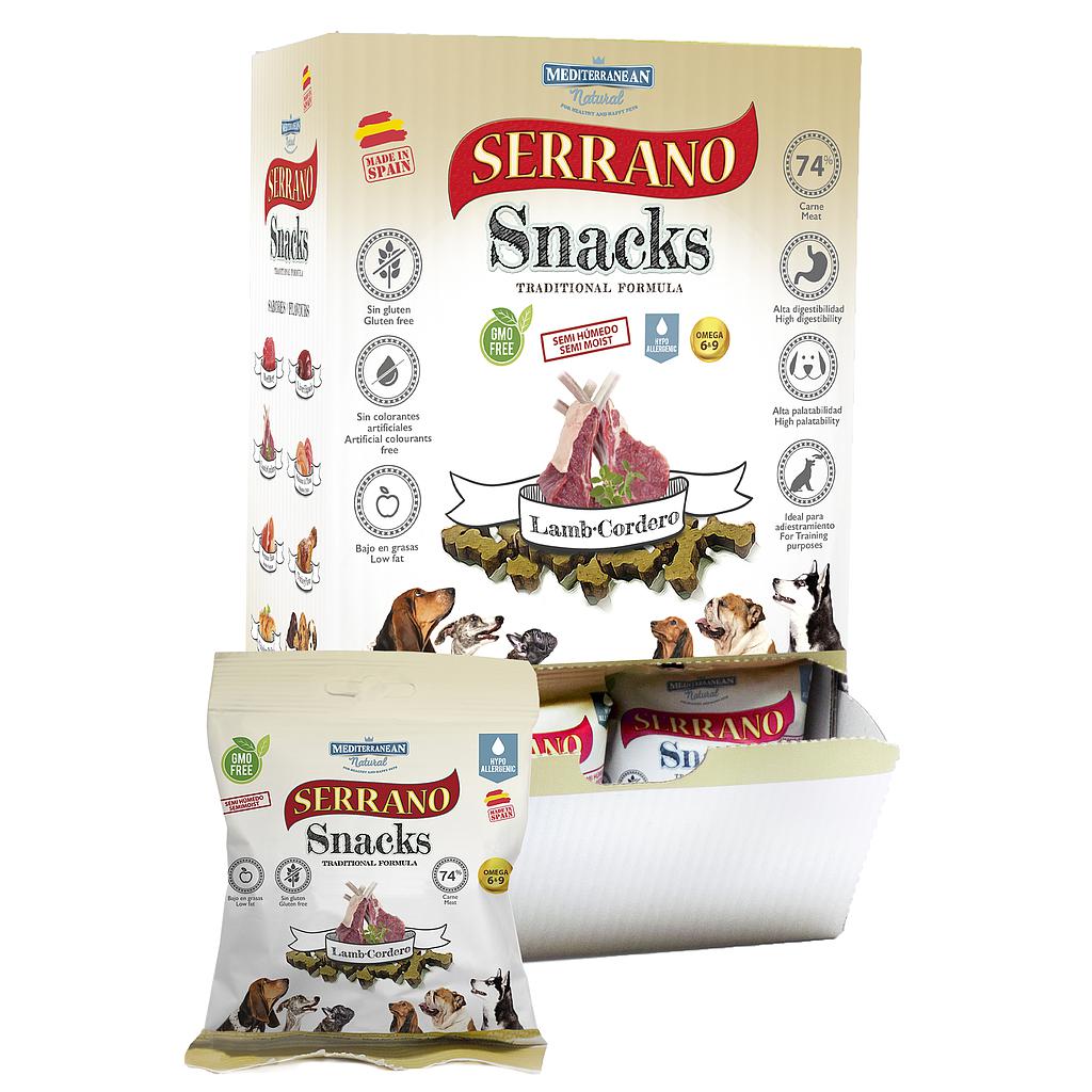 MDT SERRANO SNACK PERROS CORDERO 85 GR