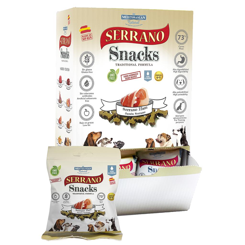 MDT SERRANO SNACK PERROS JAMON 85 GR