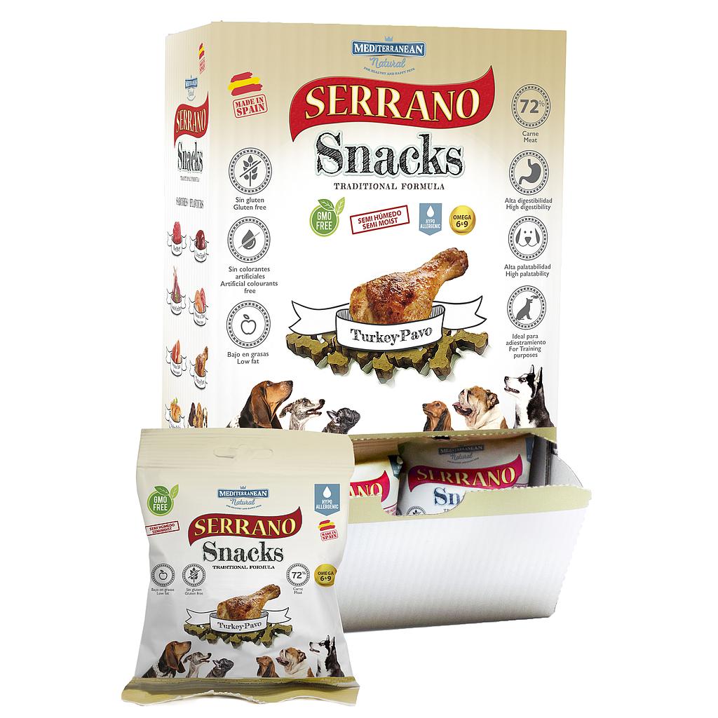 MDT SERRANO SNACK PERROS PAVO 85 GR