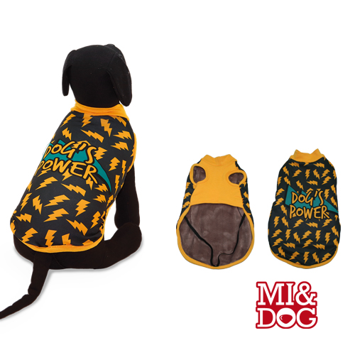 OUTLET MI&amp;DOG ABRIGO CAPA FELPADO DOGS POWER