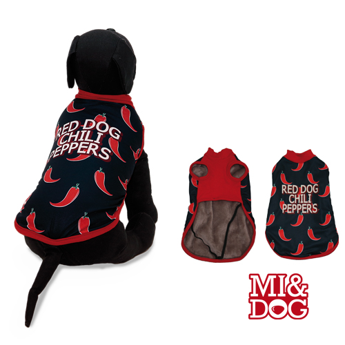 OUTLET MI&amp;DOG ABRIGO CAPA FELPADO RED DOG