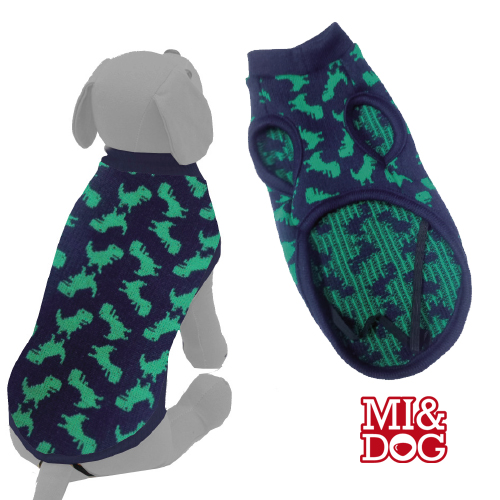 OFERTA MI&amp;DOG JERSEY ESTAMPADO DINOSAURIOS