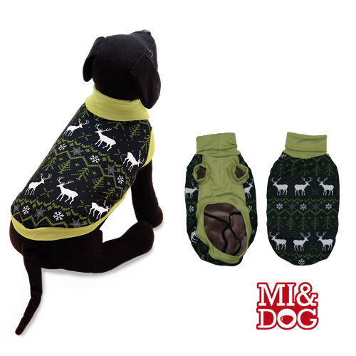 OUTLET MI&amp;DOG SUDADERA FELPADA CUELLO ALTO PUNTO