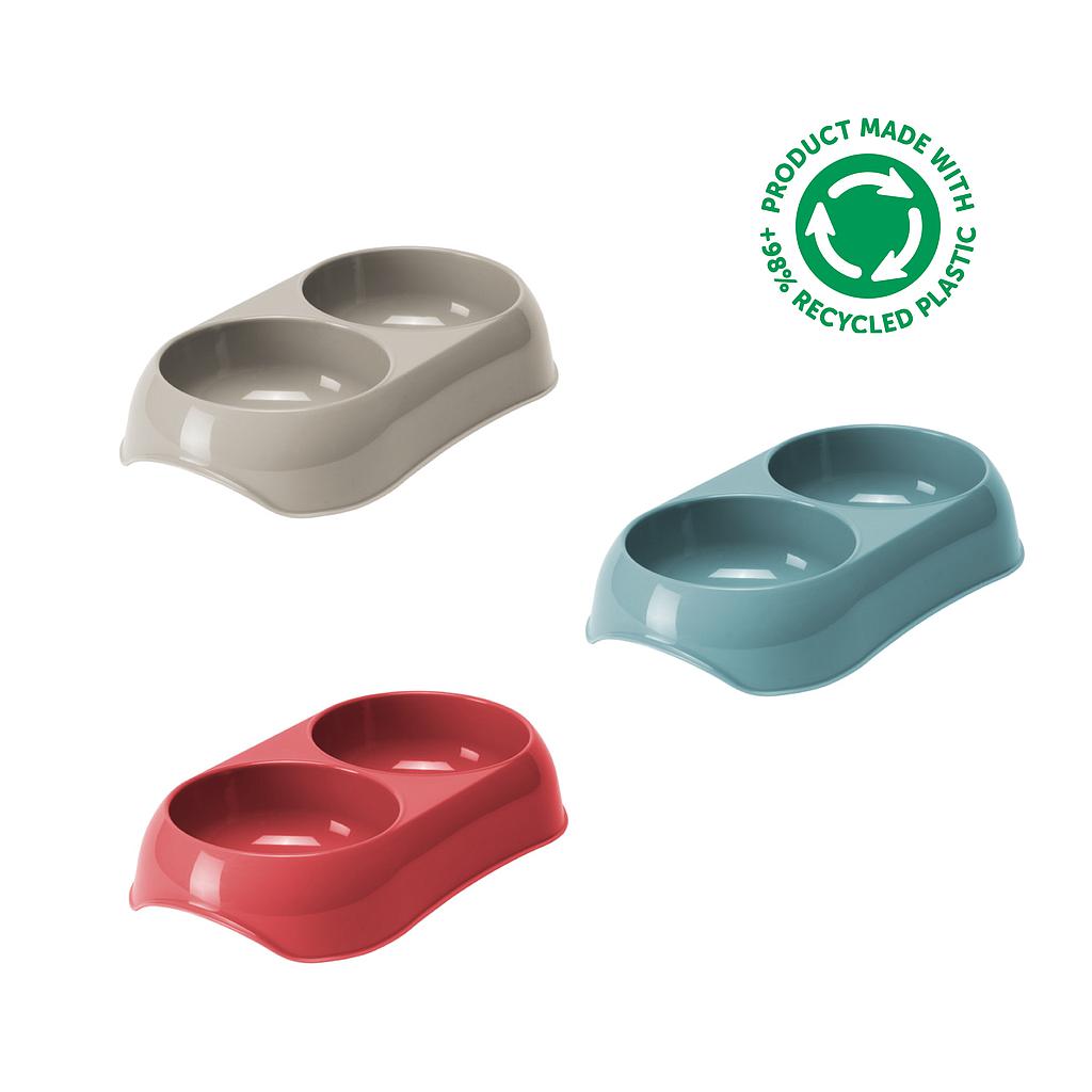 MODERNA COMEDERO GUSTO PERRO DOBLE RECYCLED