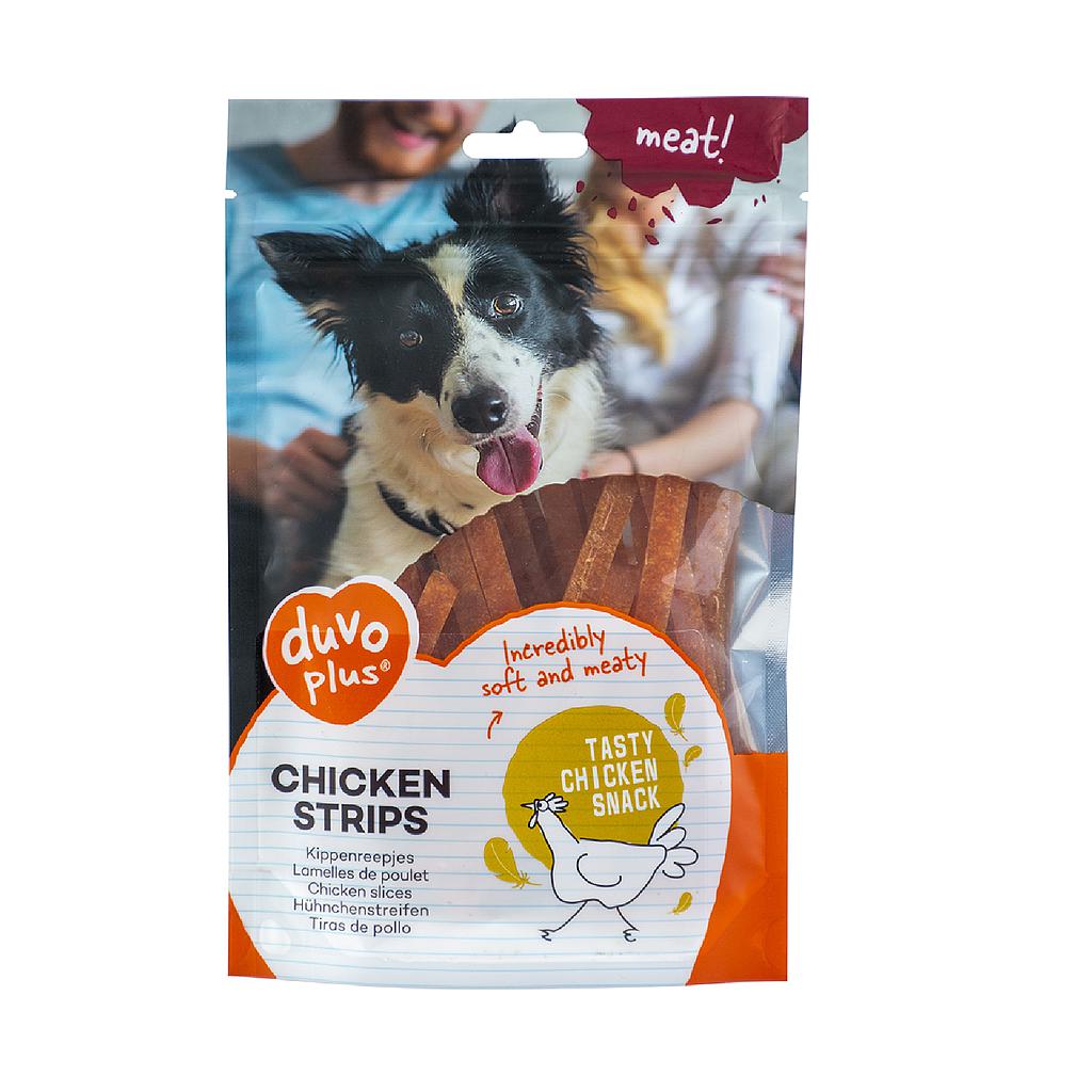 OFERTA DUVO MEAT TIRAS DE POLLO BOLSA 80 GR