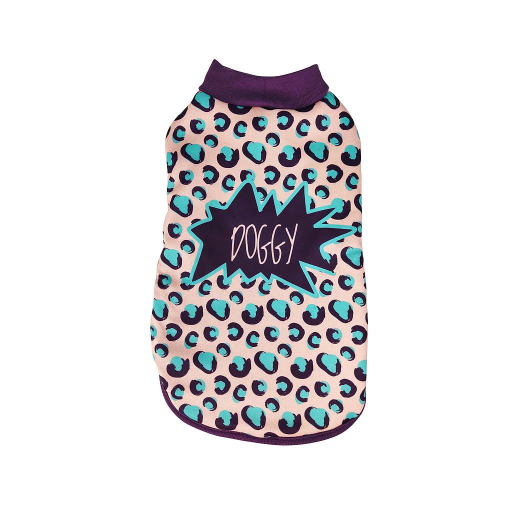 OUTLET MI&amp;DOG ABRIGO CAPA DOGGY MORADA