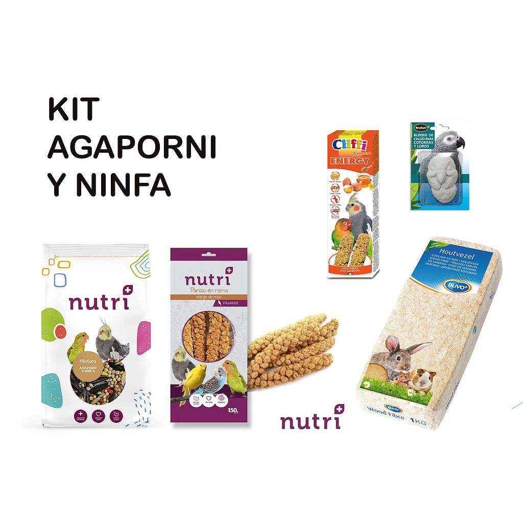 NUTRI+ KIT PARA JAULAS AGAPORNI Y NINFA