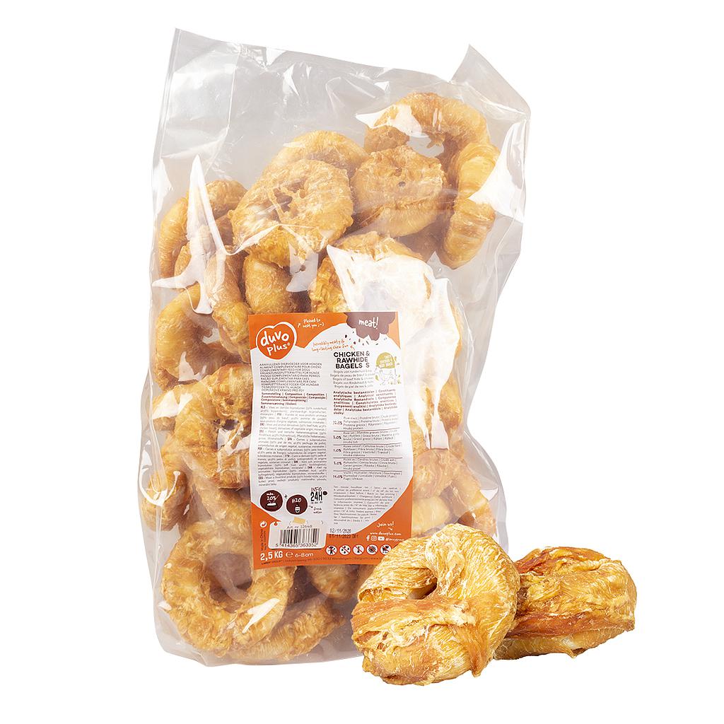 DUVO MEAT BOLSA BAGEL POLLO Y PIEL NATURAL