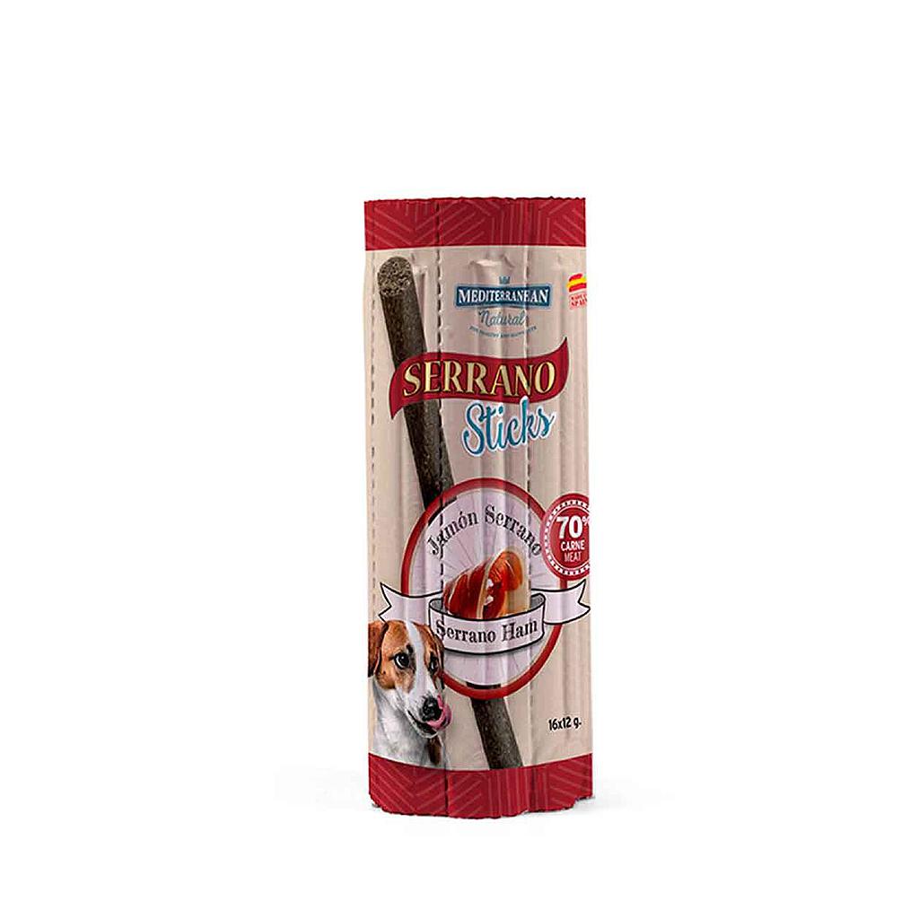 MDT SERRANO STICK PERROS JAMON 16 x 10 UNI
