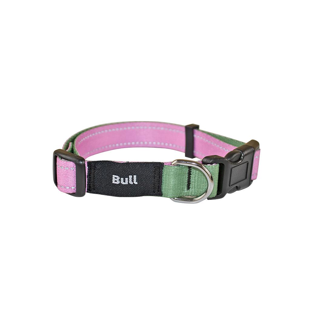 YAGU PASEO COLLAR NYLON REFLECTANTE PINK