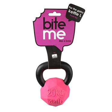 OFERTA DUVO BITE ME JUGUETE PERRO GOMA KETTLEBELL T-L  13 x 10,8 x 9 CM