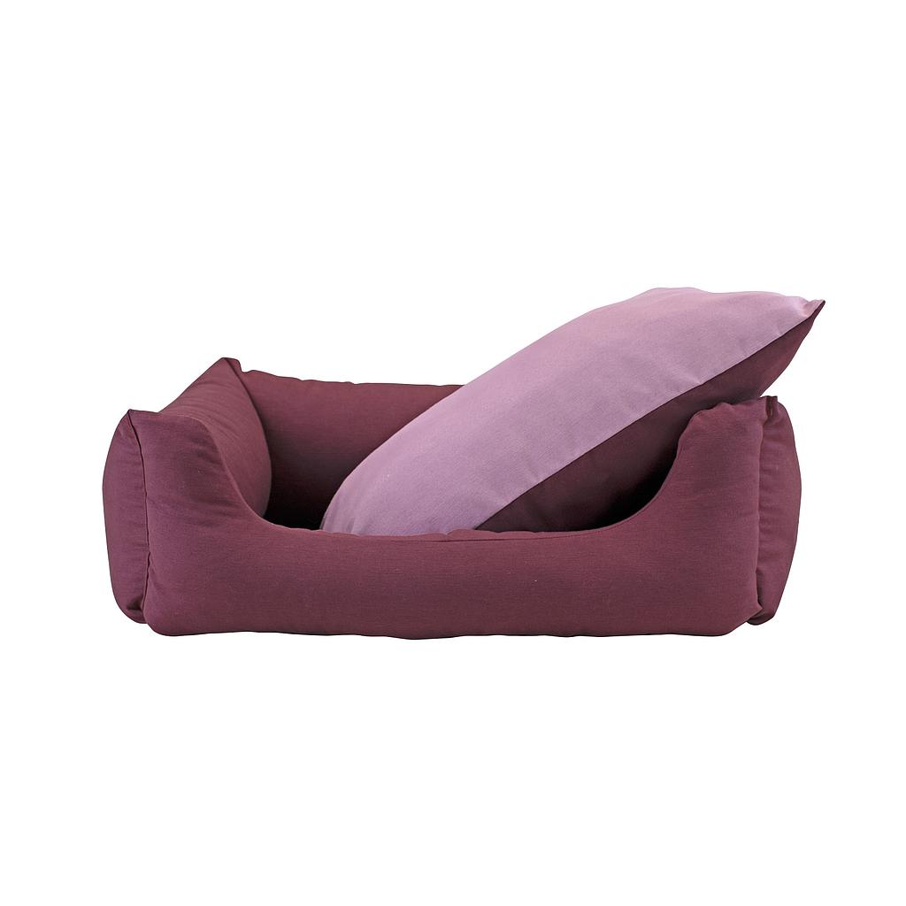 YAGU CUNA OXFORD BURDEOS-MALVA