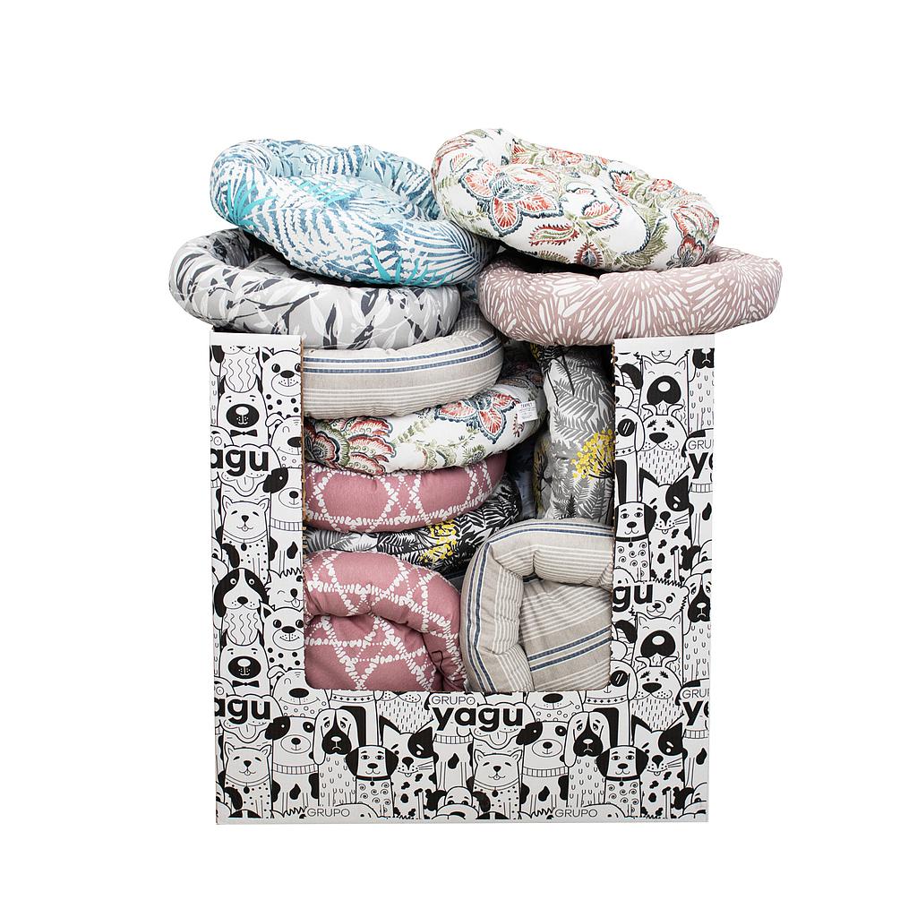 OFERTA TEXPET LOTE CUNA REDONDA PAW LONETA  T-1 47 x 47 x 11 CM