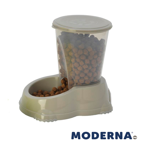 OFERTA MODERNA COMEDERO TOLVA SMART PEQUEÑO 1.5 L (VERDE ( 15 x 23 x 21 ))