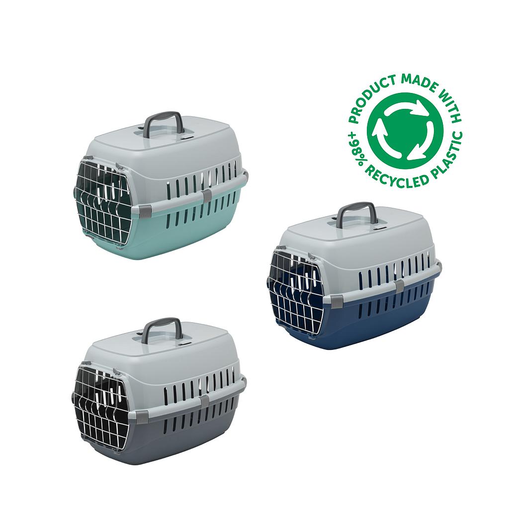 OFERTA MODERNA RECYCLED TRANSPORTIN PUERTA IATA ROADRUNNER 1 (48,6 x 32,3 x 30,3 CM) (GRIS CALIDO)