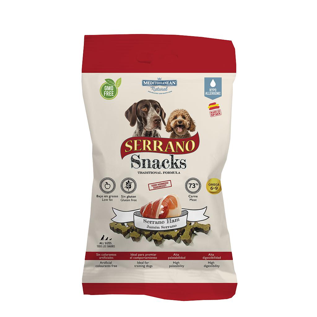MDT NEW SERRANO SNACKS PERROS JAMON 100 GR