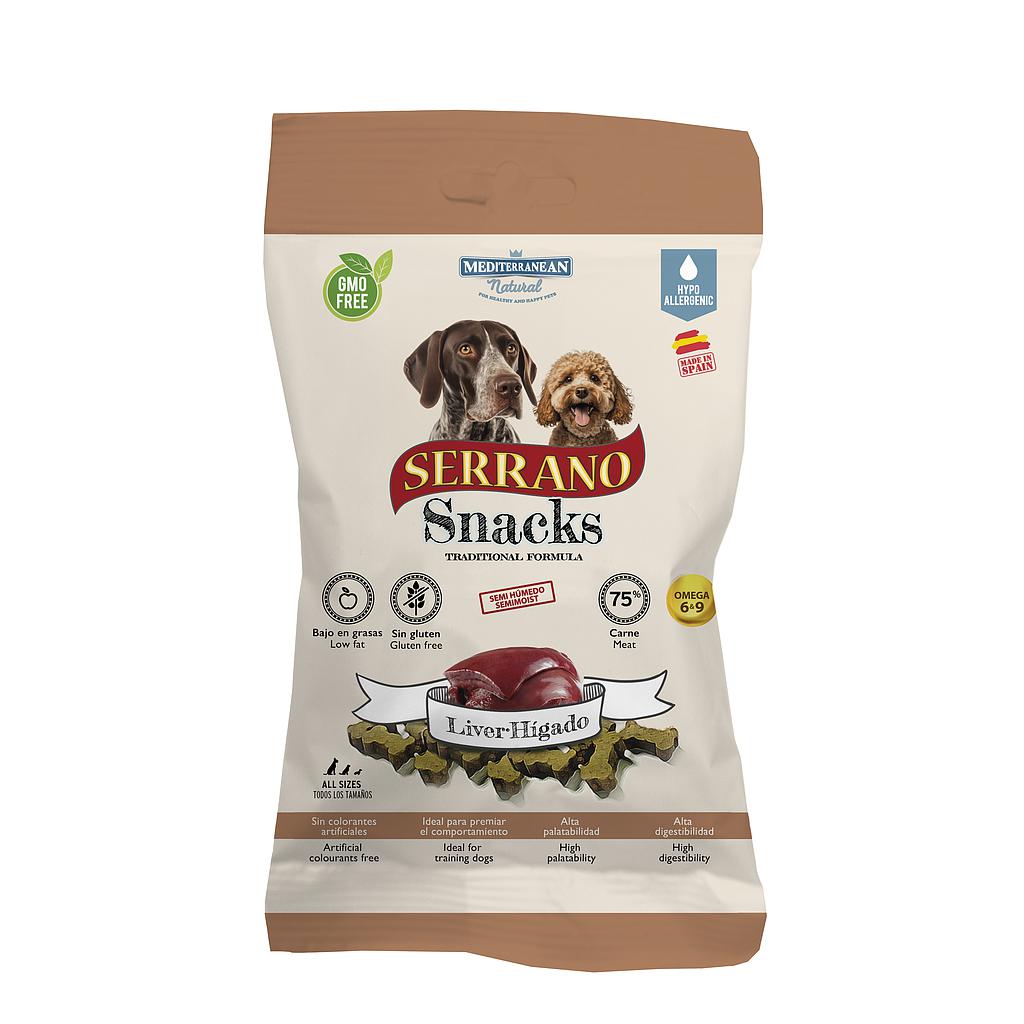 MDT NEW SERRANO SNACKS PERROS HIGADO 100 GR