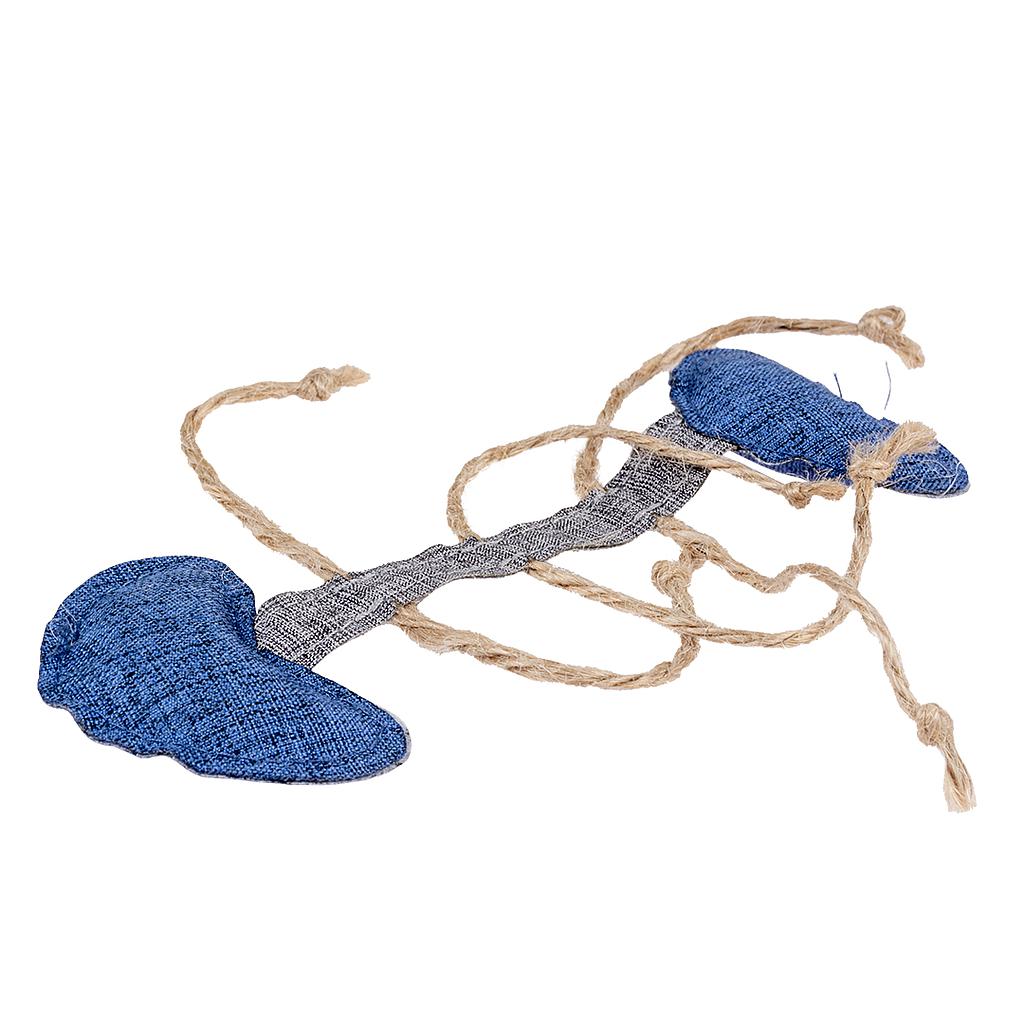 OFERTA DUVO JUGUETE GATO ECO ESPINA DE PESCADO MULTICOLOR 14,5 x 5 x 1 CM