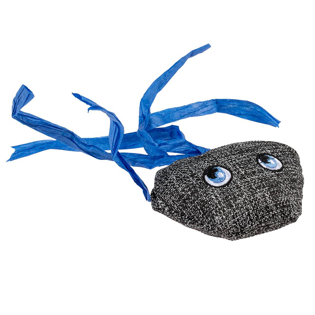 OFERTA DUVO JUGUETE GATO ECO MEDUSAS AZUL Y GRIS 8,5 x 15,5 x 2,5 CM