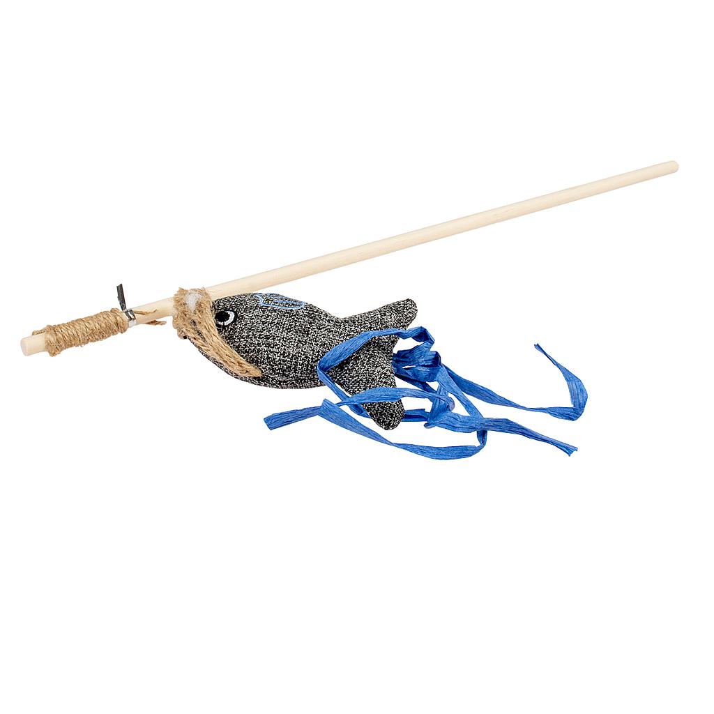 OFERTA DUVO JUGUETE GATO ECO CAÑA HONGO MULTICOLOR 9 x 16,5 x 40 CM
