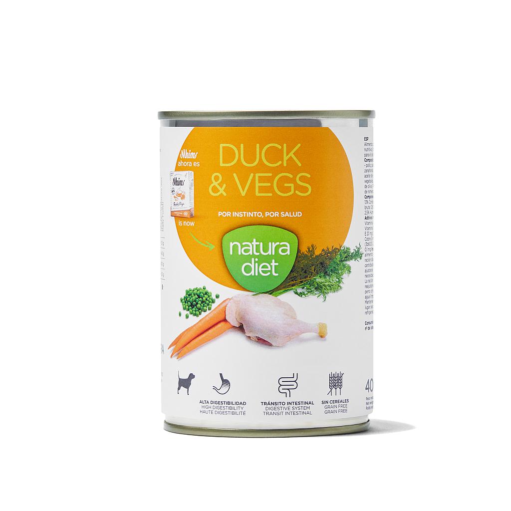DNG NATURA DIET DOG PATE DUCK &amp; VEGS 400 GR