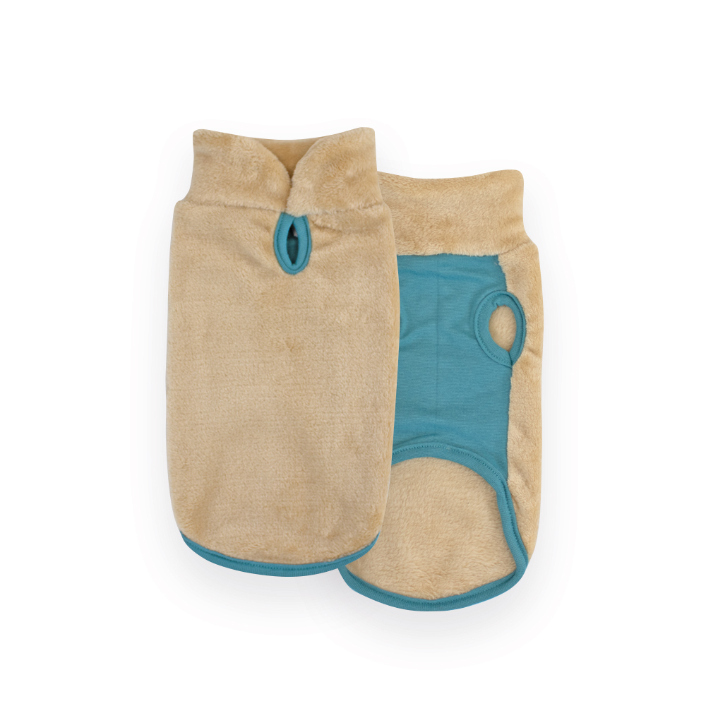 OFERTA MI&amp;DOG JERSEY POLAR BICOLOR CREAM