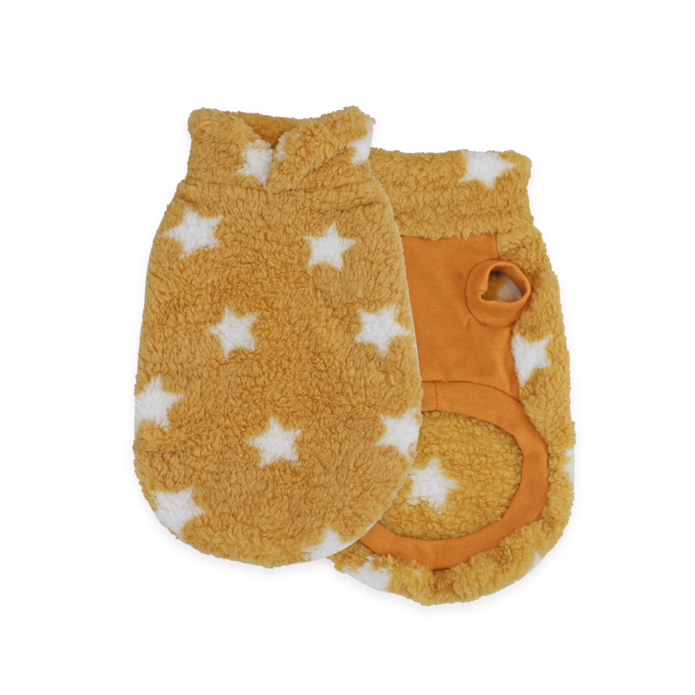 YAGU MODA SUDADERA COZY YELLOW STAR