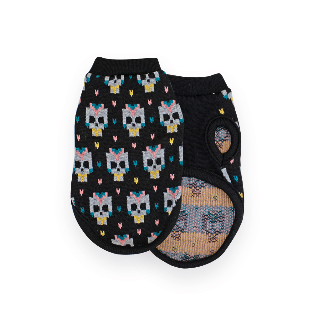 OFERTA MI&amp;DOG JERSEY PUNTO ESTAMPADO SKULLS