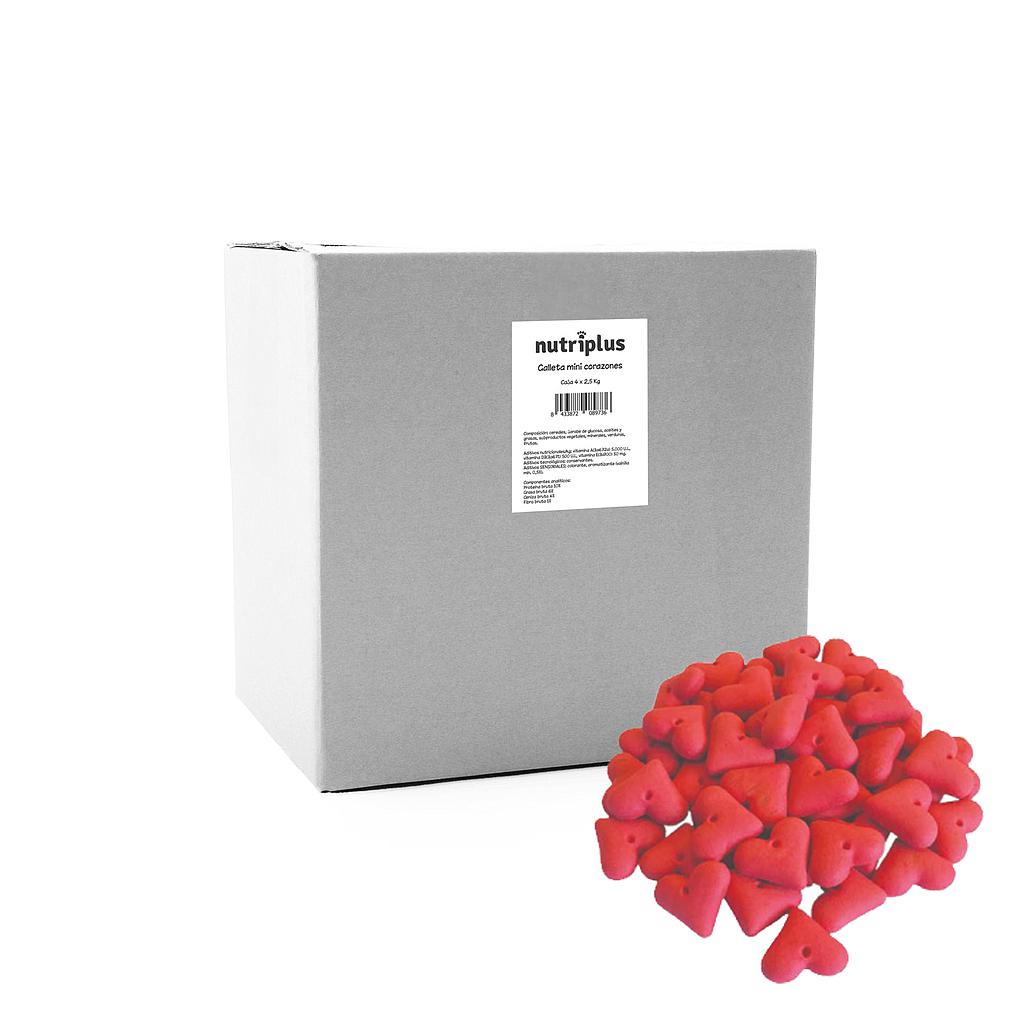NUTRIPLUS GALLETA MINI CORAZONES 2,5 KG